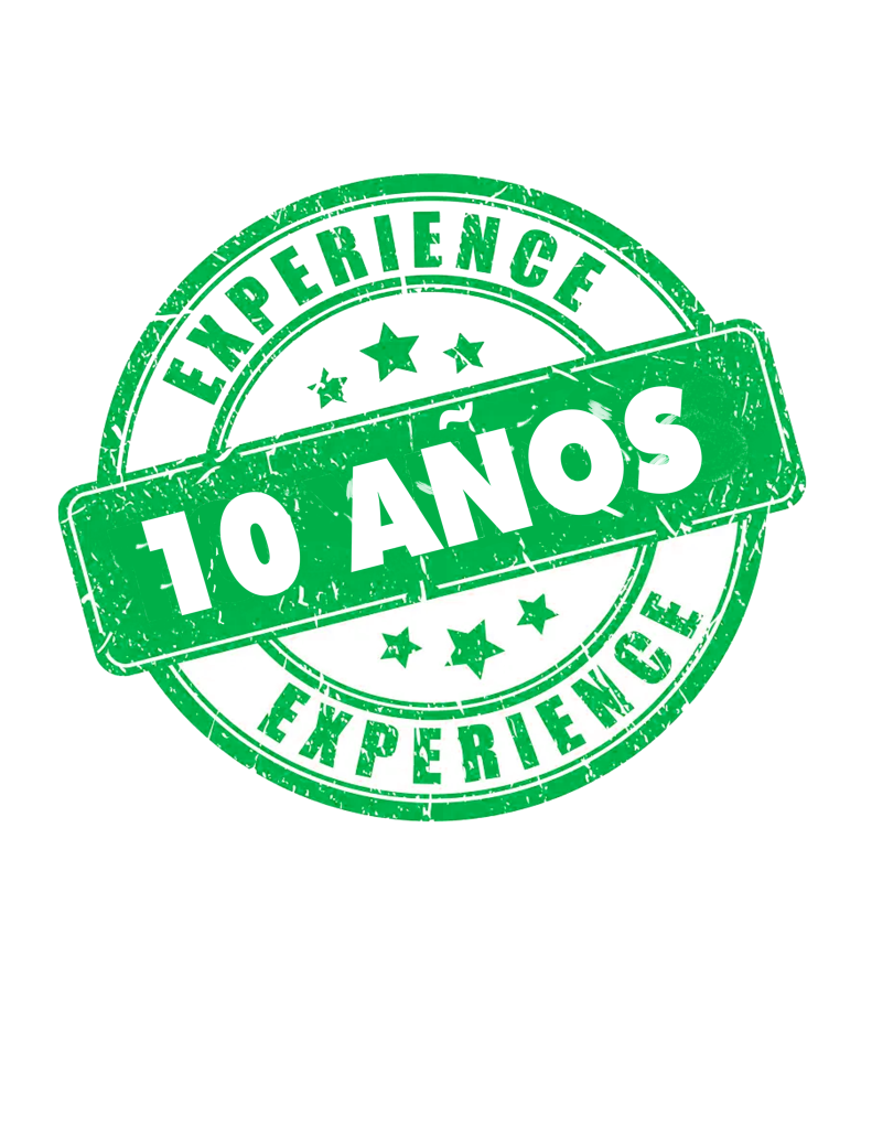 10 años de experiencia